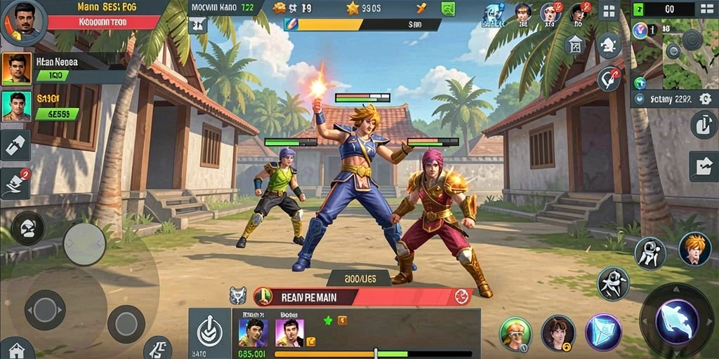Screenshot komunitas pemain yang aktif dan interaktif.
