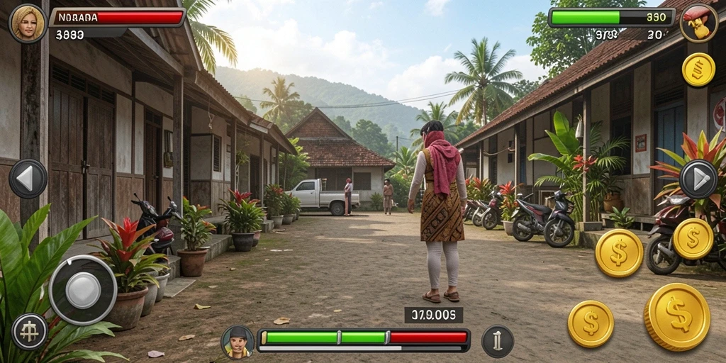 Mode multiplayer yang memungkinkan permainan dengan teman.