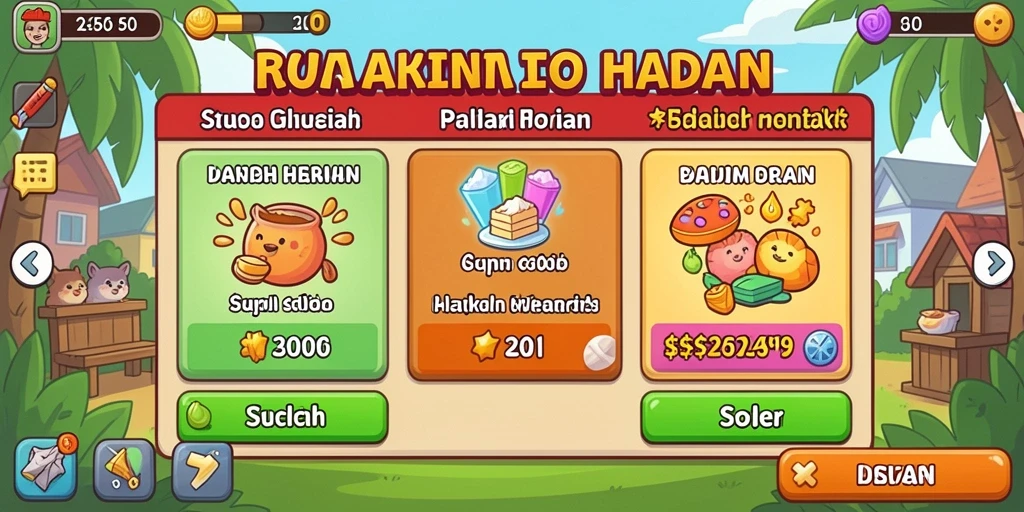 Fitur interaktif yang membuat bermain lebih seru.